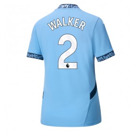 Manchester City Kyle Walker #2 Hjemme skjorte til dame 2024-25 Kortermet